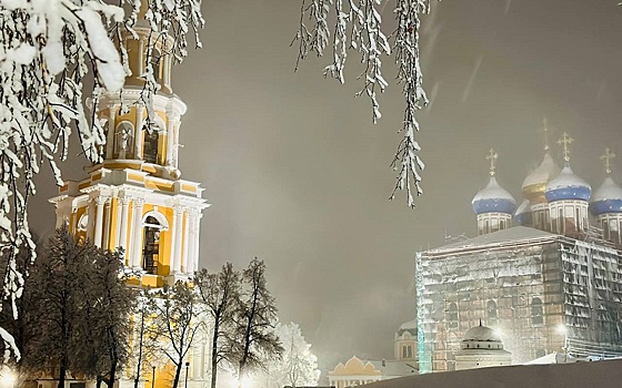 Рязанская епархия: в морозы можно согреться и помолиться в храмах кремля
