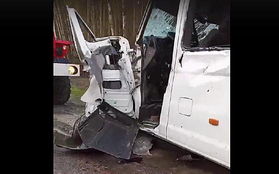 Опубликовано новое видео с места ДТП с участием маршрутки и трактора в Рязанской области