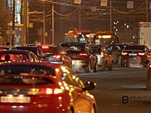 На дорогах Казани образовались 8-балльные пробки