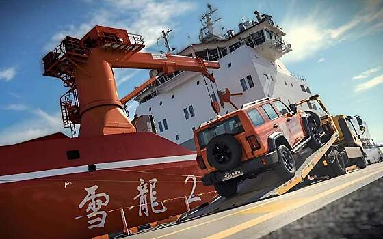 GWM Tank 300 Diesel бросает вызов льдам Антарктики