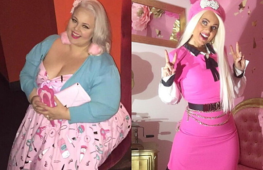 Из-за любви к Барби женщина похудела на 80 кг