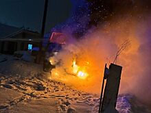 Фура загорелась в Нижегородской области: один человек погиб