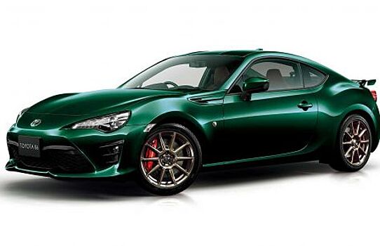 Toyota представила купе 86 British Green Limited для рынка Японии