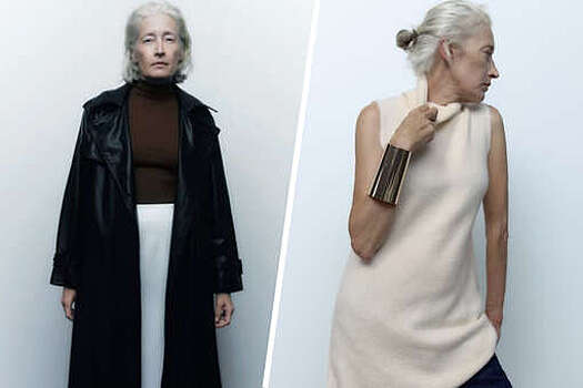 58-летняя кинозвезда 80-х Мари Софи Уилсон снялась в новом лукбуке Zara