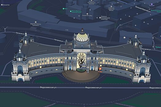 В «Яндекс Картах» появились трехмерные театр кукол, башня Сююмбике и Чаша