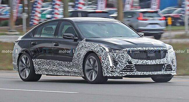 Появился ролик с тестов Cadillac CT5-V Blackwing 2021 года