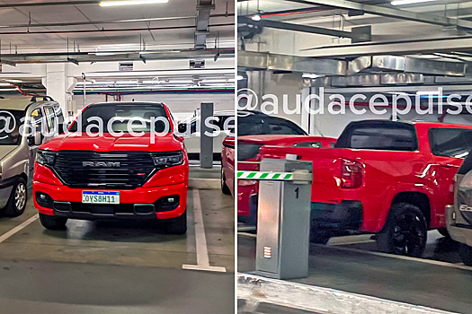 Появились первые «живые» фотографии нового Ram Rampage без камуфляжа