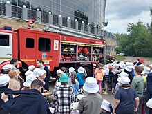 Веселые занятия прошли в детском летнем лагере "Мореон"