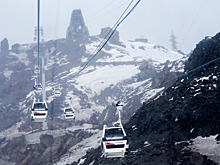 Самую высокогорную канатную дорогу Европы закрыли на неопределенный срок