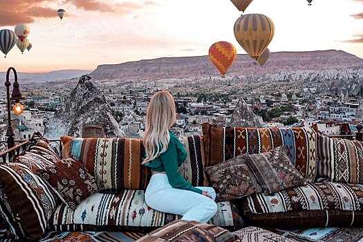 Хочу туда: пещерный отель в Каппадокии с самой высокой крышей и видом на долину и воздушные шары