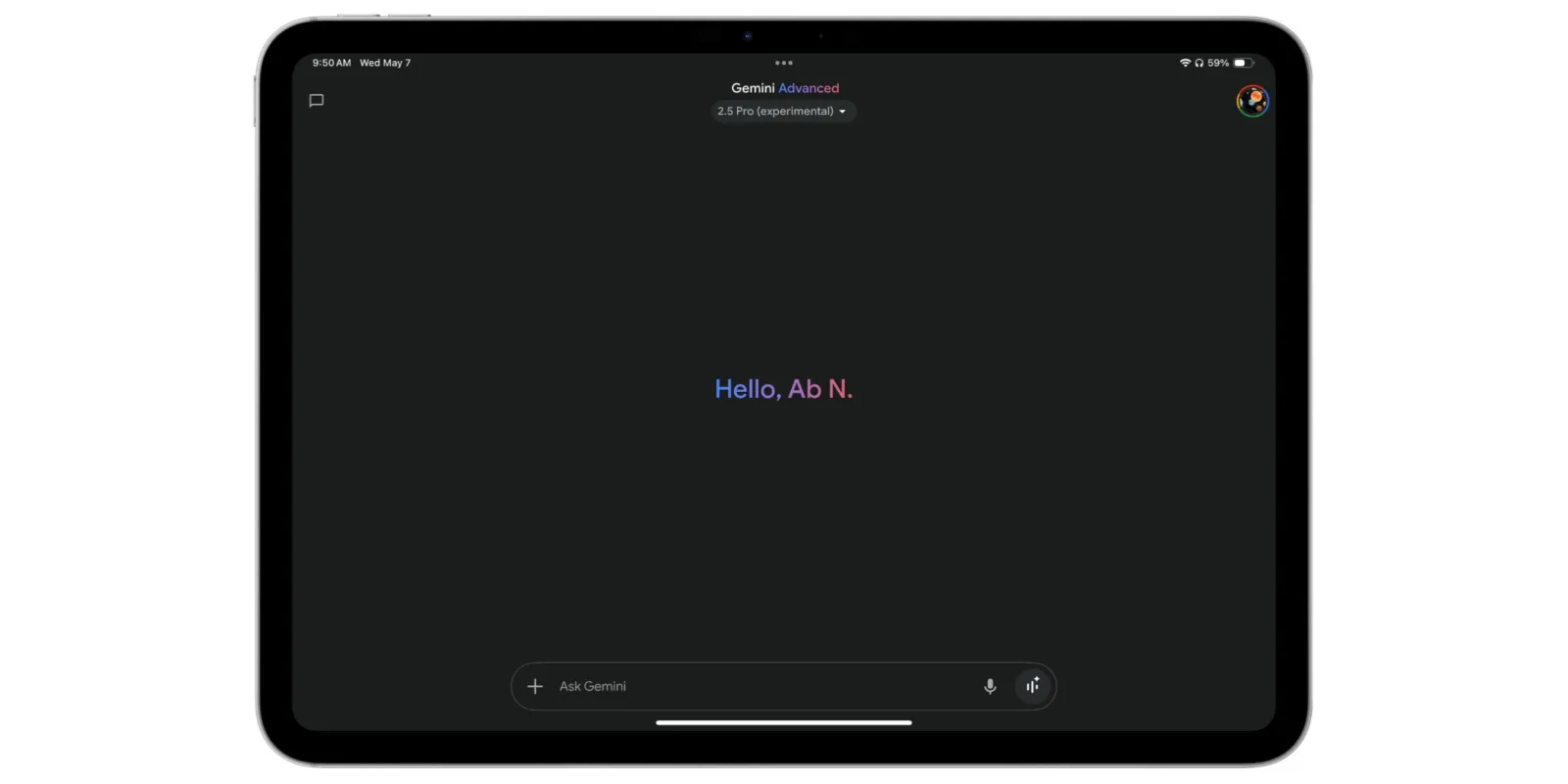 ИИ Google все же получил полноценное приложение для iPad