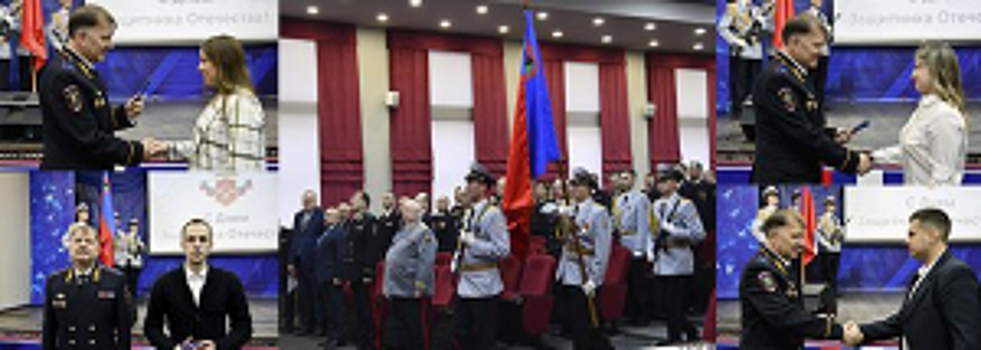 В Кузбассе в День защитника Отечества вручили первые офицерские погоны сотрудникам органов внутренних дел