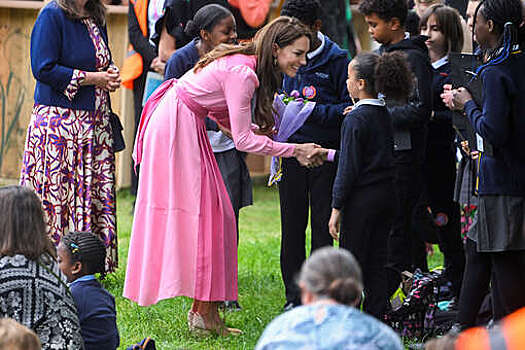 Принцесса Уэльская Кэтрин неожиданно появилась на Цветочном шоу в Челси