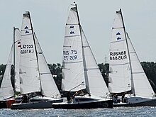 В Москве прошел чемпионат России по парусным матчевым гонкам