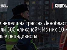 За две недели на трассах Ленобласти поймали 500 «лихачей». Из них 10 – злостные рецидивисты