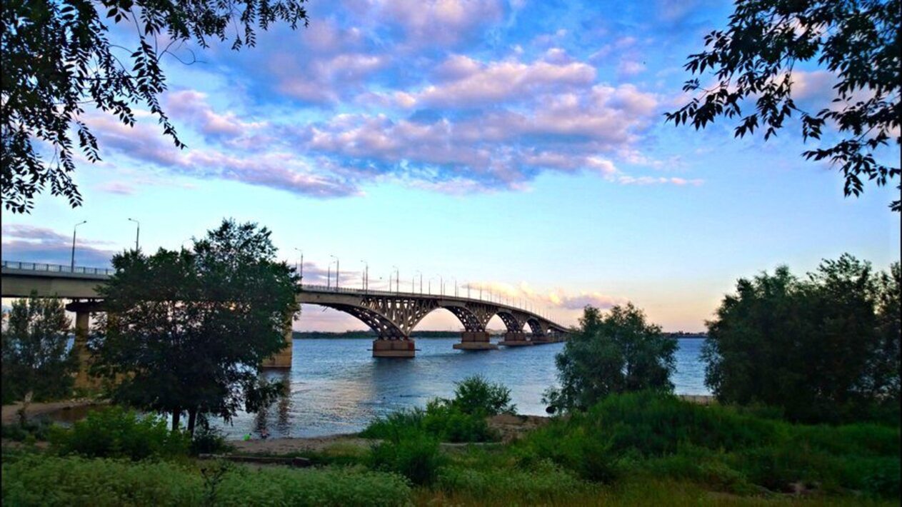 Волга река Саратов