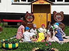 В красноярском детском саду открылась уличная библиотека