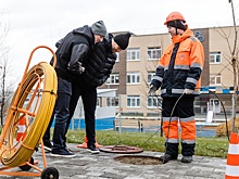 Быстрее шайбы: «Ростелеком» и хоккеисты «Трактора» открыли новый сезон оптической стройки в Челябинской области