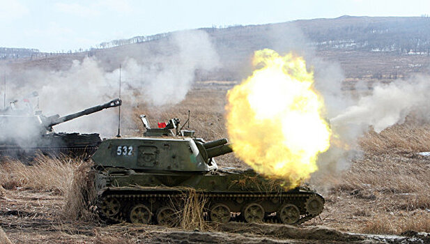 Артиллеристы ЮВО провели учения в Северной Осетии