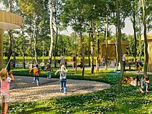 Детские площадки в парке «Покровское-Стрешнево» обновят до конца сентября