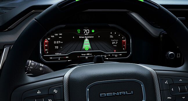Супер круизное вождение без рук поставят на обновленный GMC Sierra 1500 Denali 2022