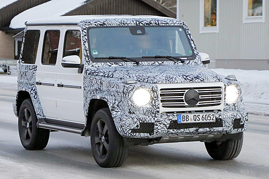 Обновленный Mercedes-Benz G-Class сфотографировали на дороге