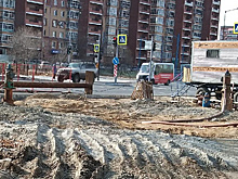 Жители Благовещенска жалуются на затянувшиеся работы на перекрёстке Игнатьевского шоссе – Дьяченко