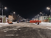 В Петухово реконструировали ЛЭП на центральной площади