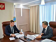 Роман Бусаргин встретился с руководителем регионального управления Росреестра Александром Соловьевым