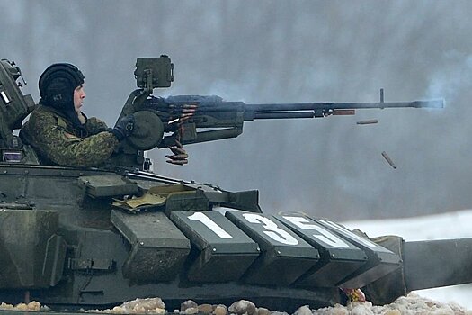 Под Москвой танки отразили налет беспилотников