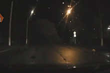Появилось видео с места взрыва близ троллейбусного депо в Луганске