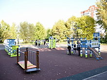 Детские площадки появились в разных микрорайонах Вологды в рамках проекта «Народный бюджет ТОС»