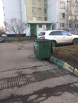 Мусорный контейнер был перемещен после обращения жительницы Вешняков