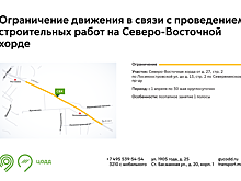 На каких улицах ВАО, СВАО и ЦАО временно ограничат движение