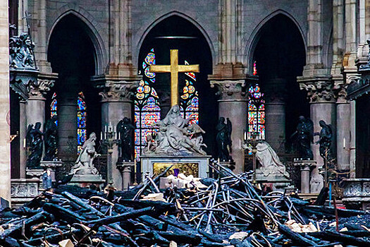 В Париже приступили к реставрации органа в сгоревшем соборе Нотр-Дам-де-Пари