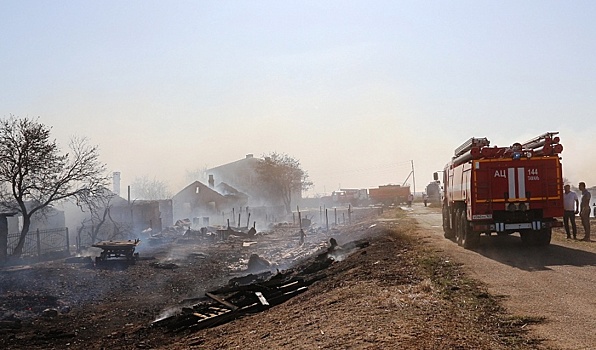 В соседнем с Анапой районе объявлен режим ЧС после сильного пожара