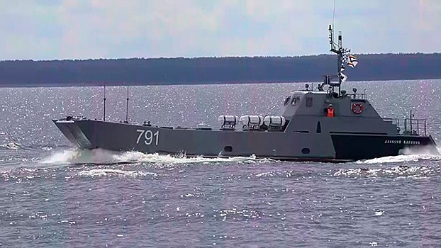Первая тренировка перед Главным военно-морским парадом состоялась в Финском заливе
