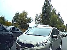 В Канищеве Kia проехала по встречной полосе