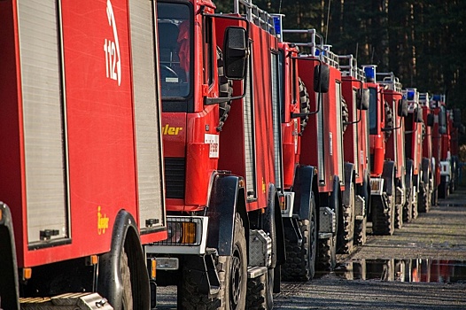 В Саратове прошел парад пожарной техники