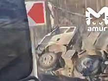 Mash: водитель уложил на бок самосвал в Хабаровском крае, и это сняли на видео