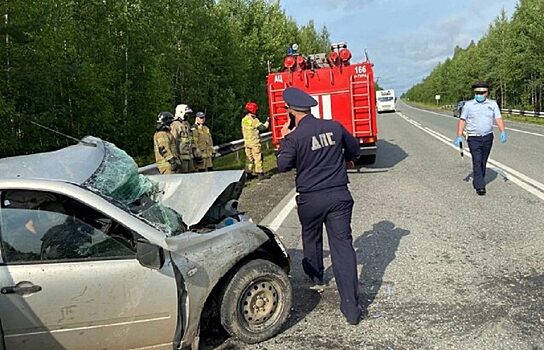 В ДТП на Серовском тракте погибли два человека