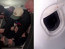 Туристы связали авиадебошира шнурками из кроссовок