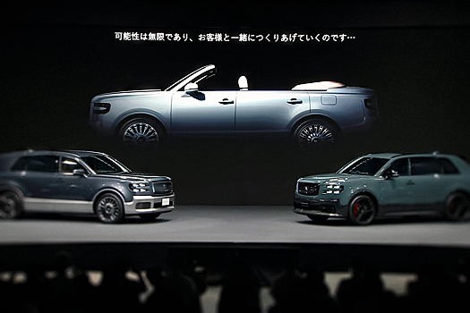 Toyota «засветила» кроссовер Century без крыши