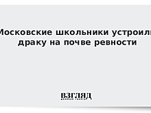Московские школьники устроили драку на почве ревности