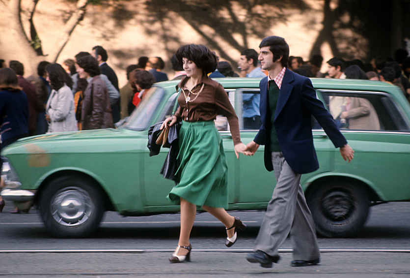 Ереван. На городской улице, 1977 год
