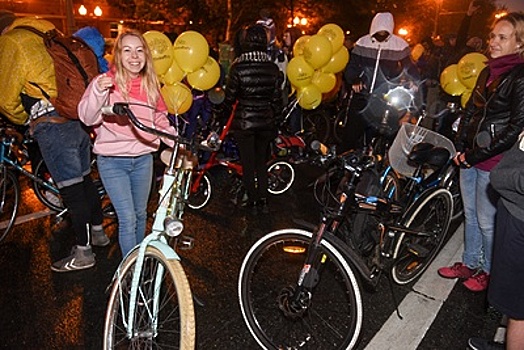 Около 20 тыс человек могут принять участие в ночном велопараде в Москве 4 августа