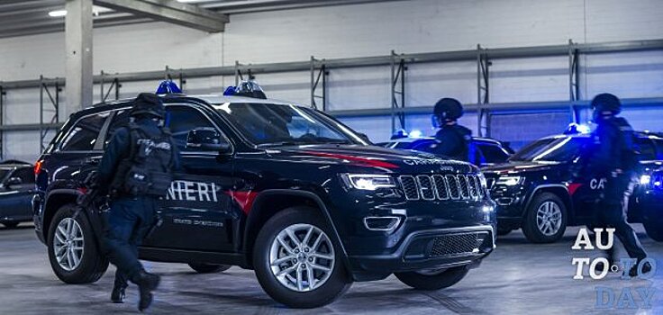 Jeep Grand Cherokee отправился к итальянской полиции