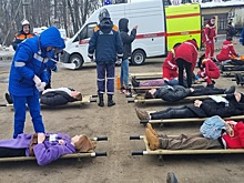 Минздрав Рязанской области опубликовал фото оказания помощи "жертвам" массового ДТП