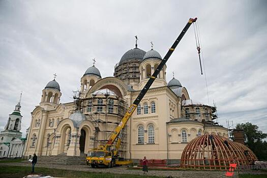 В Верхотурье продолжают восстанавливать Свято-Николаевский мужской монастырь
