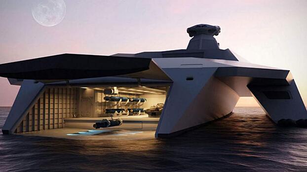 В Великобритании представили инновационный корабль Dreadnought 2050